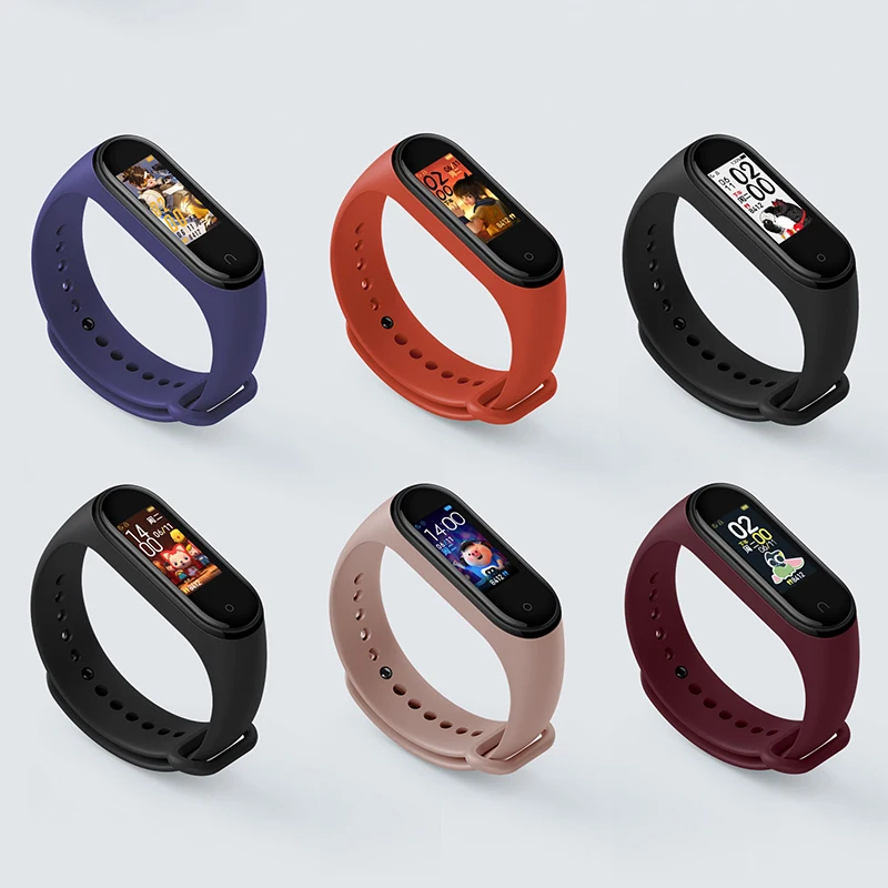 Умные часы Xiaomi Mi Band 4 фитнес трекер с цветным дисплеем батарея 135 мА·ч контроль