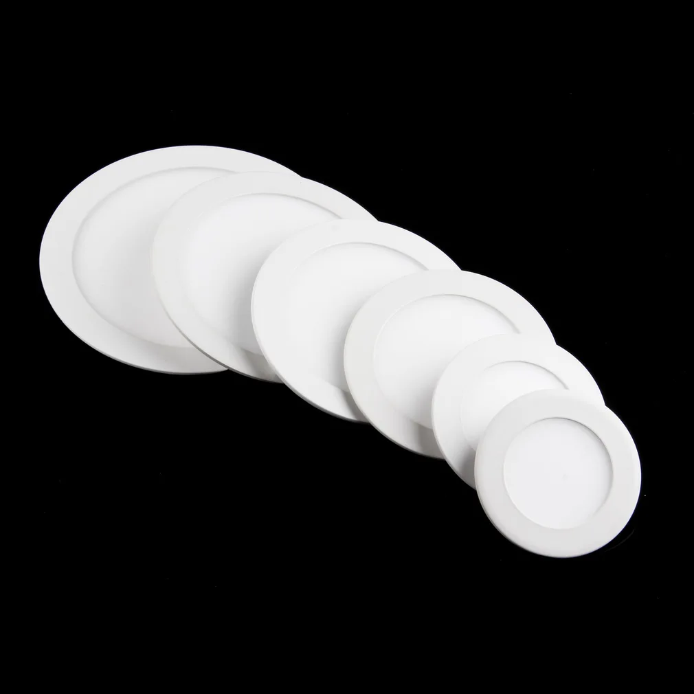 

18W LED Recessed Ceiling Panel Down Light Bulb Lamp Round Pure/Warm White