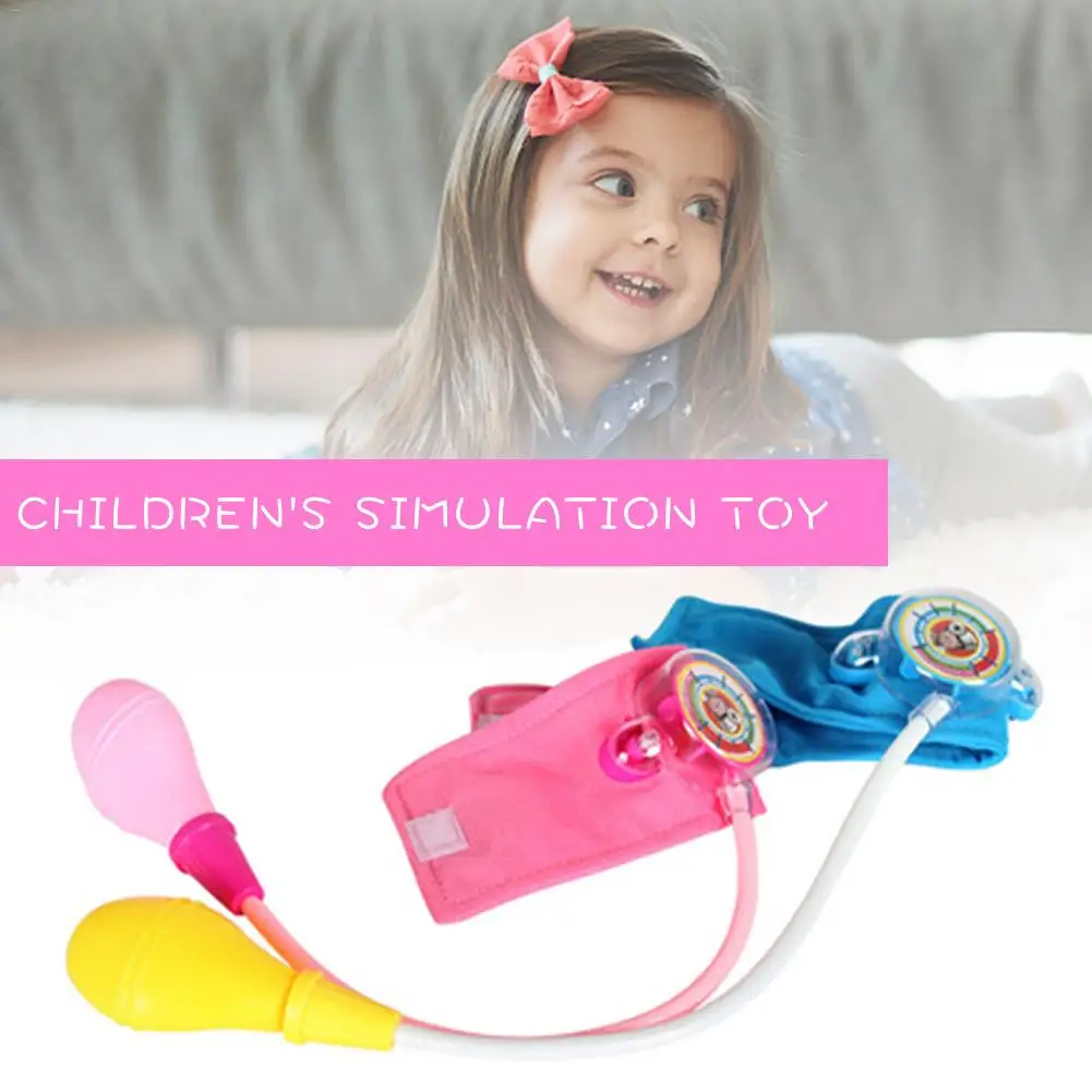 

Children's Simulation Family Doctor Toy Play House Nurse Doll Blood Pressure Play Toys For Children Boy Girl Nurse Pretend Toy