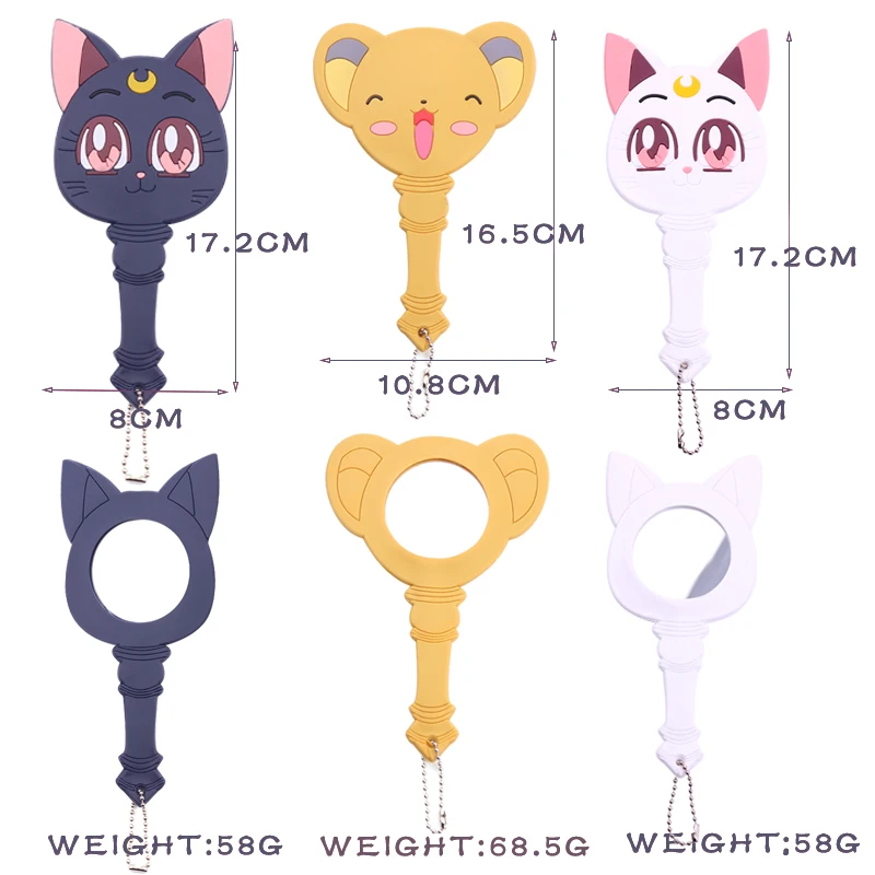 Sailor Moon luna S Moonlight серия памяти космическое сердце зеркальный чехол Компактный кристалл косметическое зеркало для макияжа