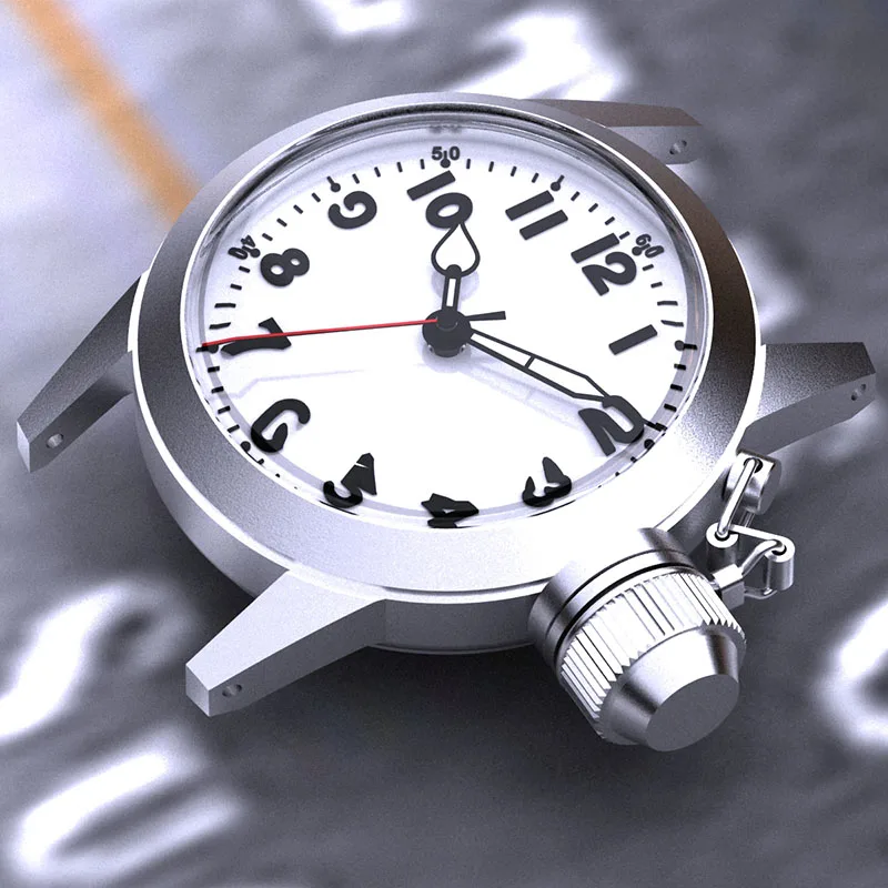 

40mm Simple Fashion Automatic Mechanical Pilot Watch Luminous Waterproof Stainless Steel Sapphire Mens Watch with P5000 Movement