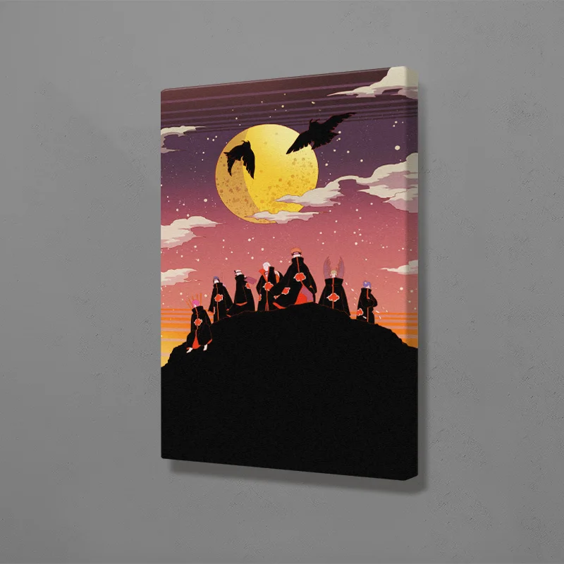 Akatsuki искусство манга Злодеи аниме постер картина настенное украшение холст