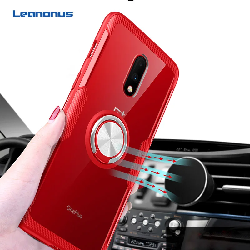 Прозрачный акриловый наперсток чехол для телефона Oneplus 7 Pro мягкий TPU бампер