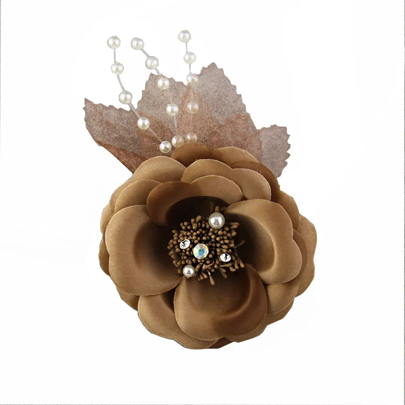 Классическая Брошь Модные Винтажные заколки из ткани для женщин