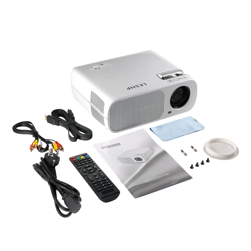 

Video Projector 2600 LM Home Cinema Theater Support 1080P HD 3D with 5.0 Inch LCD TFT Display + Free HDMI BL20