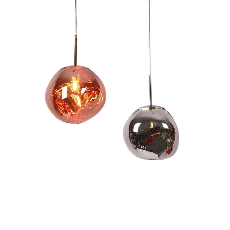 Modern Led Pendant Light Glass Globe Hanging Lamp Fixtures Indoor Lighting Lustre Luminaria Suspend Ing deco maison | Лампы и