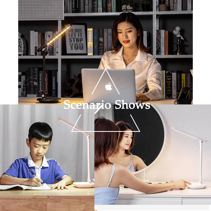 2020 новый дропшиппинг перезаряжаемый светодиодный настольная лампа Регулируемая