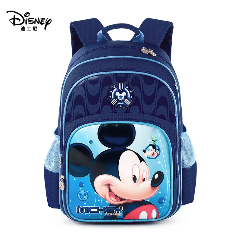 

Большой Вместительный студенческий рюкзак Disney с Микки Маусом, водонепроницаемый рюкзак для мальчиков, милая сумка с героями мультфильмов М...