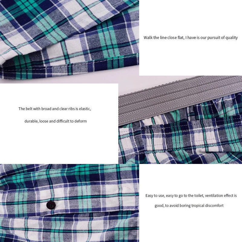 5 шт/лот свободные шорты мужские трусы хлопковые большие Удобные мягкое нижнее