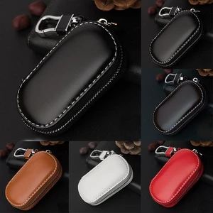 Key Pack Leather Key Holder Unisex Keychain Covers Bag Creative Car Key Car Accessories L Case Zipper V2T6
