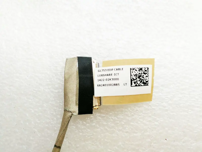 Новый оригинальный гибкий видеокабель для ASUS GL753 EDP led lcd lvds кабель 1422-02K3000 |