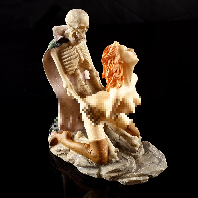 Lacour Day of The Dead Love Skull статуя скелета свадьба танцевальная скульптура смерти Вечная