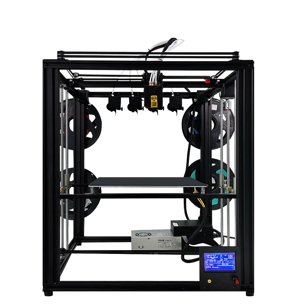 ZONESTAR 4 экструдера Z9M4 цвет FDM мульти в 1 смешивания Цвет 32 битная доска большой