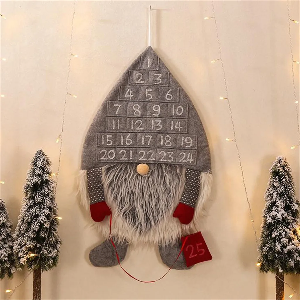 Креативное украшение для дома, Рождественское украшение для дома, Рождественский календарь, Рождественский календарь, настенная подвеска, календарь