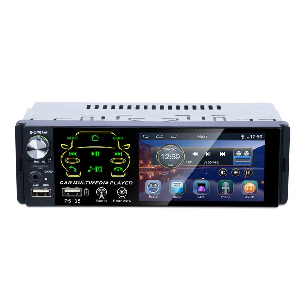 4.1 Inch Car Radio With HD Touch Screen Bluetooth Two USB Port Single Order MP5 BT Function | Автомобили и мотоциклы