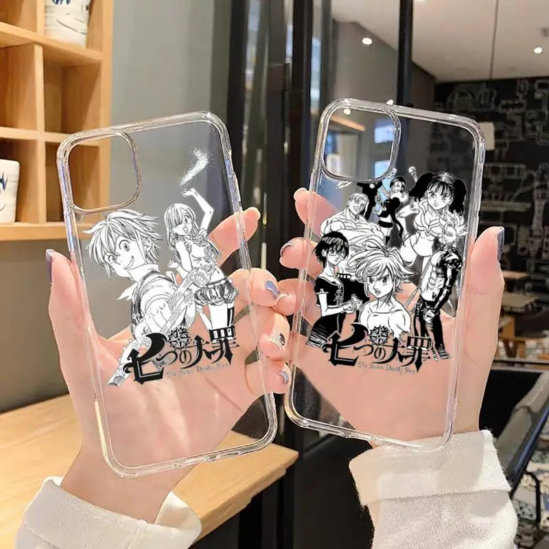 

Nanatsu no Taizai Seven Deadly Sin Phone Case Transparent soft For iphone 12 11 13 7 8 6 s plus x xs xr pro max mini