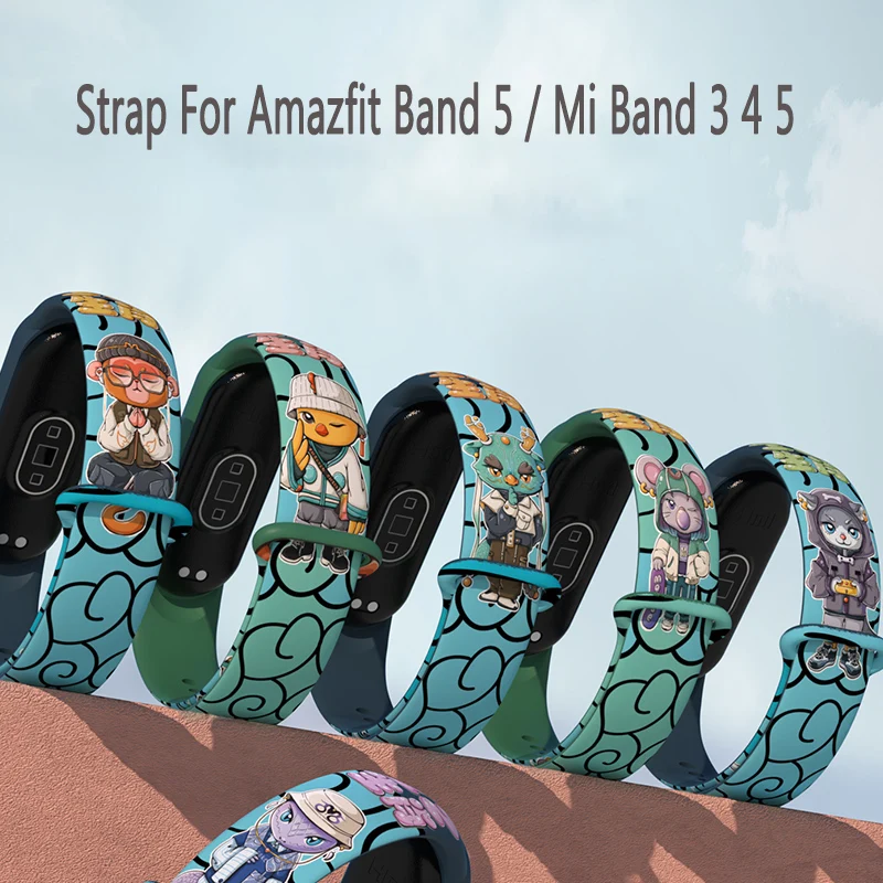 Сменный ремешок для смарт-часов xiaomi mi Band 5 band nfc | Наручные часы