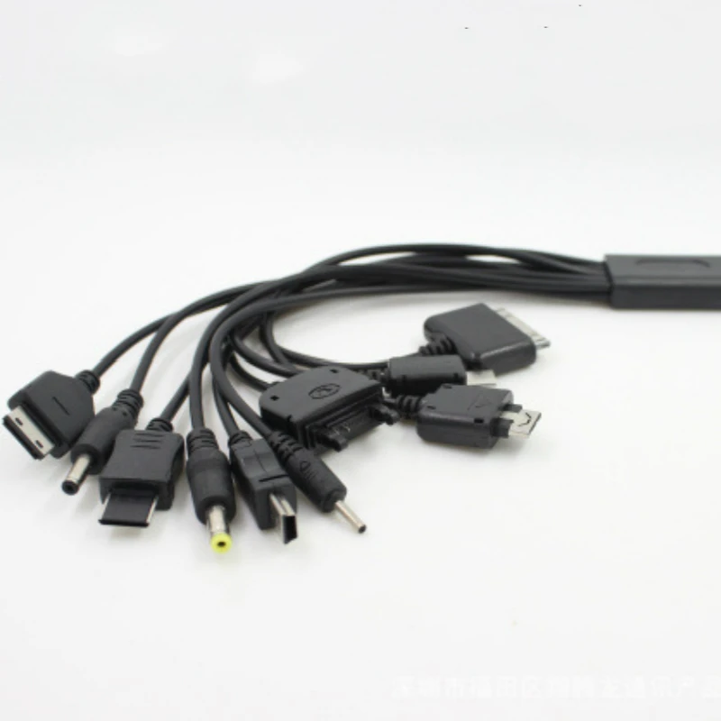 USB кабель 10 в 1 для зарядки iPod Motorola Samsung LG Sony Xiaomi многофункциональные кабели