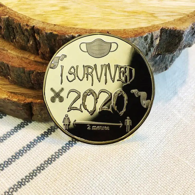 Я пережил 2020-медаль и памятные коллекционеров Памятная коллекция из золотого