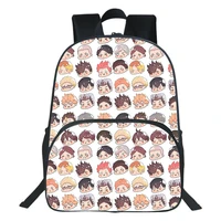 kids anime haikyuu backpack teens school bags bookbag cartoon travel casual mochilas support custom
