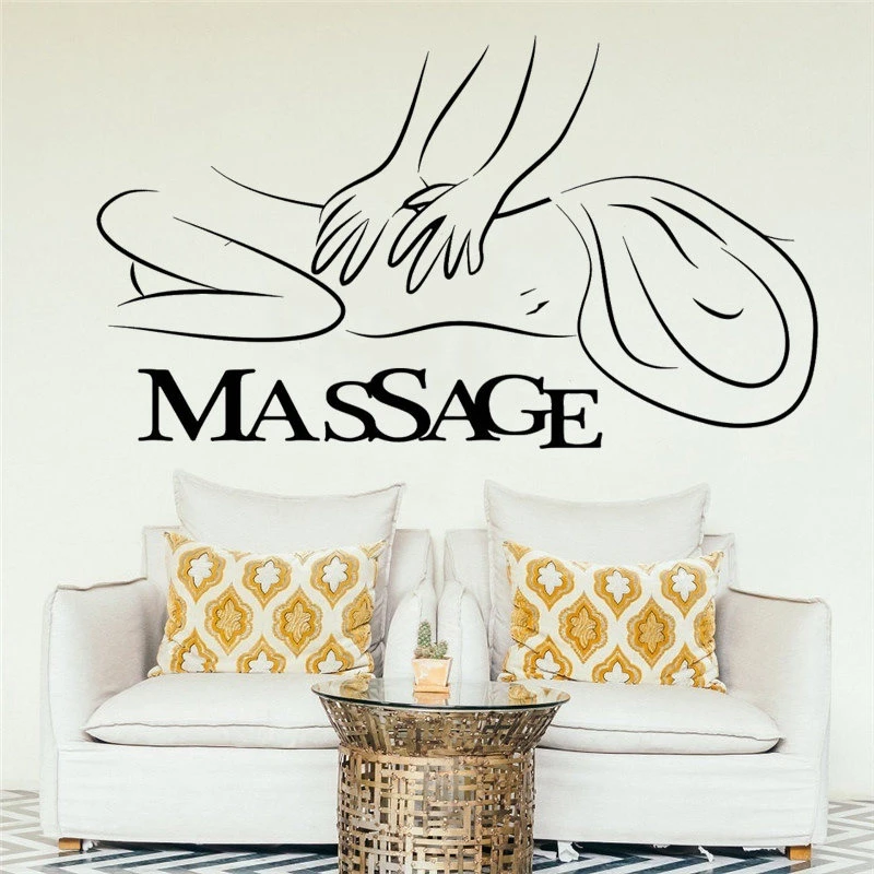 

Beauty Salon Sticker Spa Massage Decal Beauty Posters Vinyl Wall Decals Decor Mural Beauty Salon Sticker