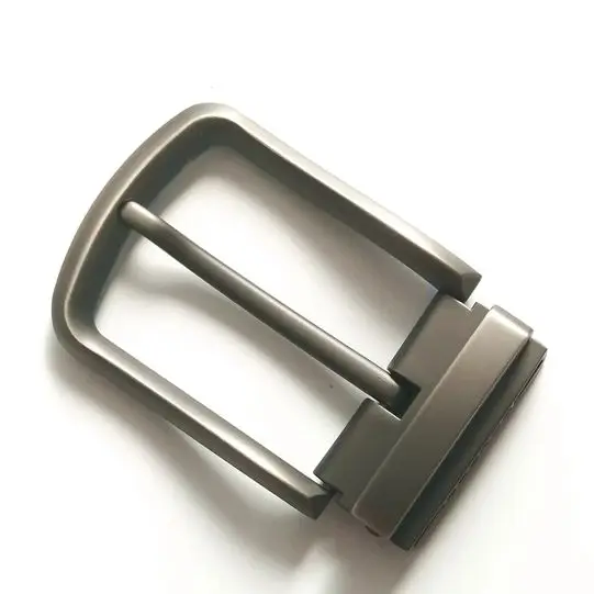 Hebilla de cinturón de aleación de Metal Reversible para hombre, reemplazos de hebilla de Pin, se adapta a cinturón de 38mm de ancho, hebilla de lengua única para cinturones de lona