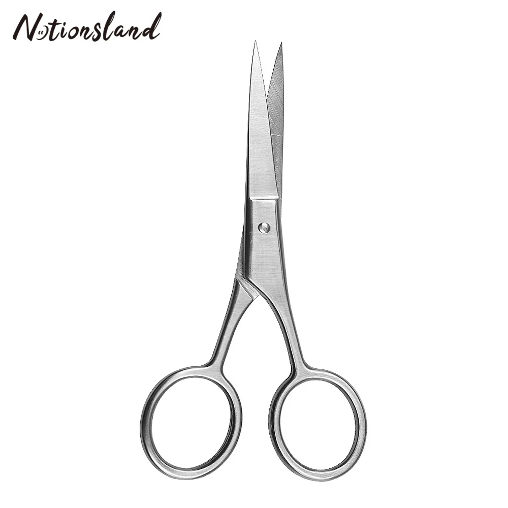1 шт. серебряные ножницы из нержавеющей стали маленькая Бритва для бровей вышивки