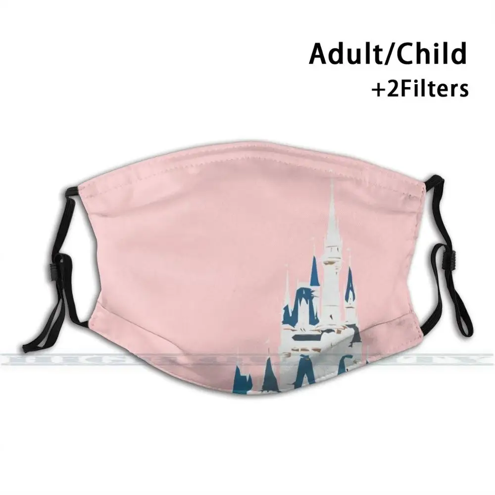 

Маска для лица многоразовая забавная Pm2.5 с фильтром «волшебный замок»