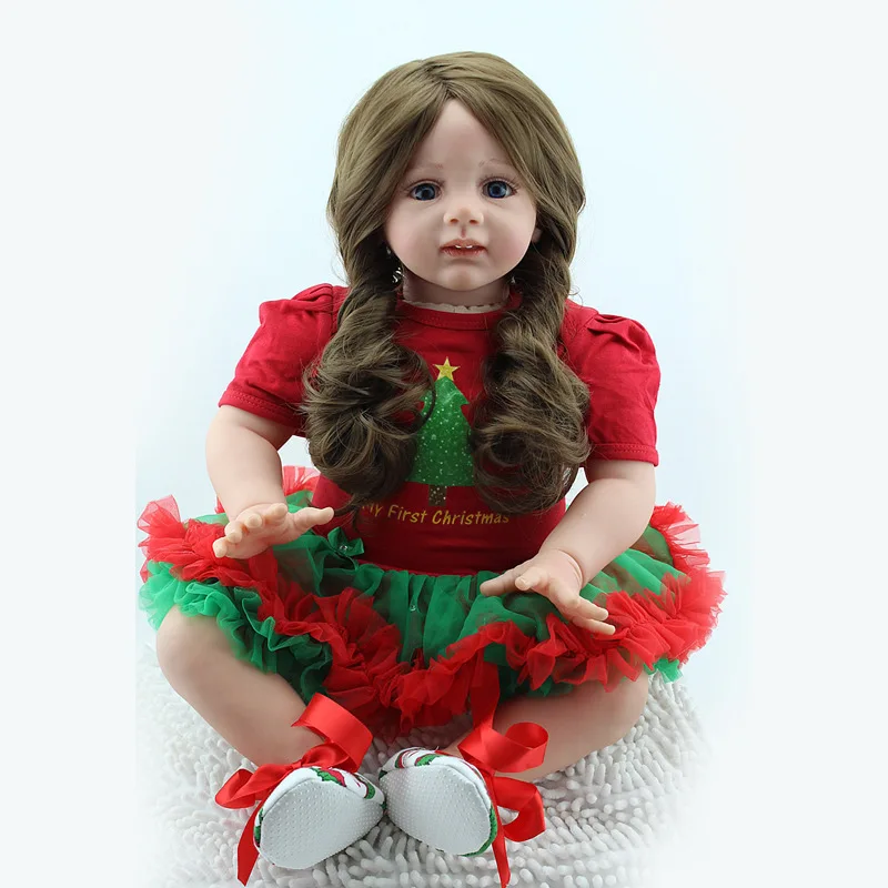 60 см Reborn Baby куклы реалистичные принцессы Детские Игрушки Реалистичная