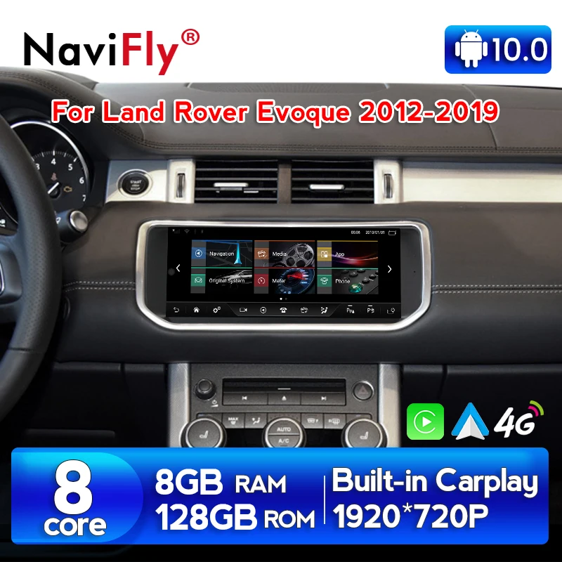 

10.25" Android10.0 8G 128G Car multimedia Gps For Land Rover Evoque LRX L538 2012-2019 Harman Bosch Host Wireless carplay