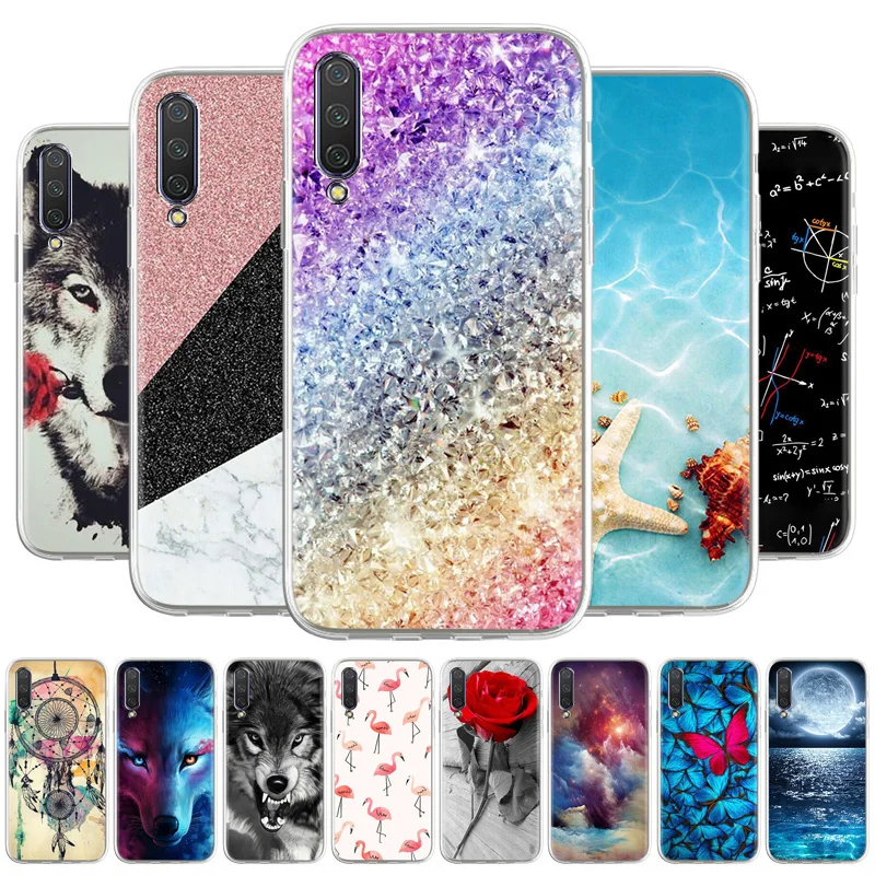 

For Xiaomi Mi 10T Case TPU Silicone Soft Case On Xiaomi Mi CC9e CC9 Pro 9 9T Mi 10T Pro 11 Note10 Lite Cartoon Back Cover Fundas