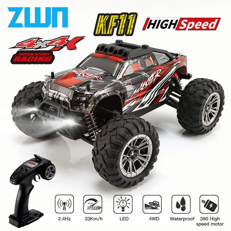 ZWN KF11 2 4G внедорожный Радиоуправляемый автомобиль 4WD 33 км/ч Электрический