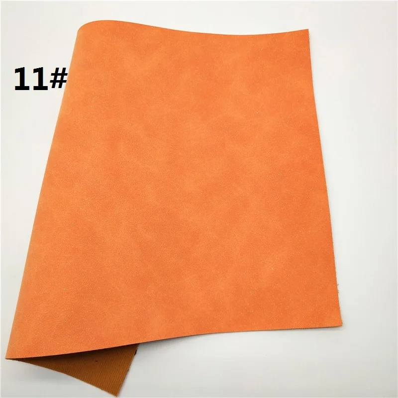 1 шт. 21X29 см Синтетическая кожа замша блестящая кожа ткань для DIY аксессуары Диван сумки и обувь 4S23 - Цвет: 11
