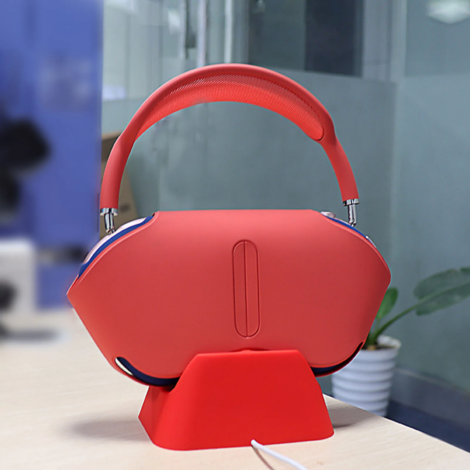 

AirPods Max Silicone Charging Stand Desk Headphones Holder Suitable For Living Room Bedroom Headphone Charging Silicone Holder
