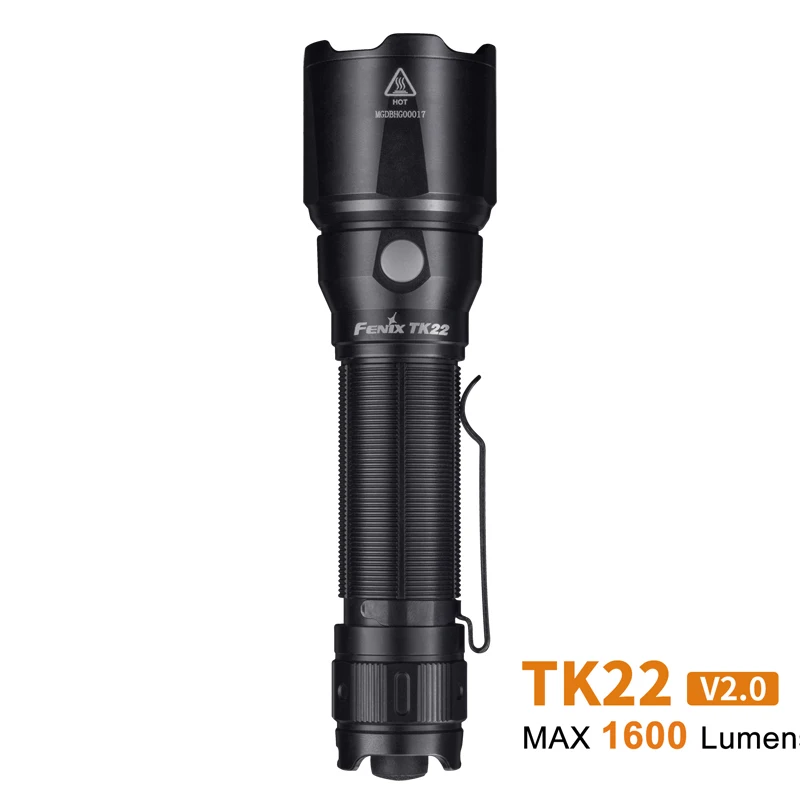 Новинка 2019 Fenix TK22 V2.0 Макс 1600 люмен питание от большой емкости 21700 литий ионный