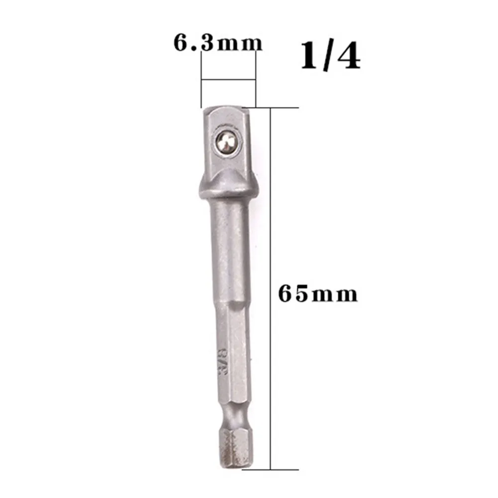 

1/4\" Socket Adapter Adapter Chrome Vanadium Steel Drill Extension For Shank