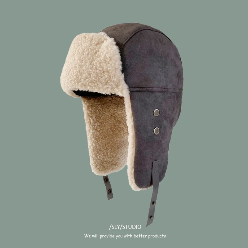 Новинка 2021 зимняя теплая шапка-бомбер Мужская русская советская армия флисовая