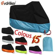 Motorcycle Covers Silver Motors Bike Dust Waterproof Outdoor Indoor 190T Rain UV Protector Cover Coat For Bicycle Scooter 190D