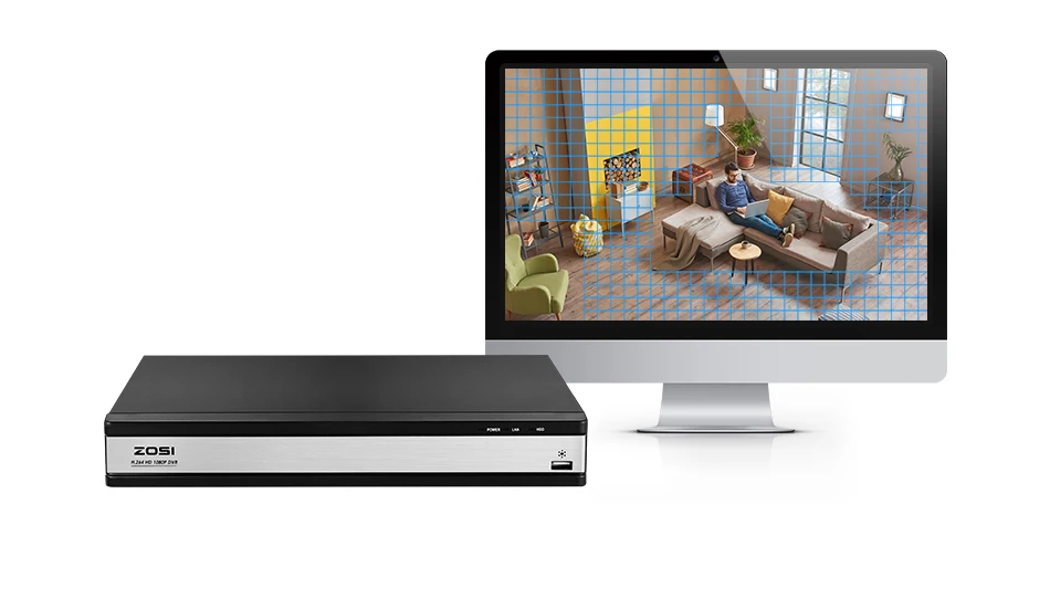 ZOSI 1080P 16 канал CCTV Регистраторы Системы ночного видения Bullet Камера, для наблюдения, безопасности, видео Камера DVR комплект HDD