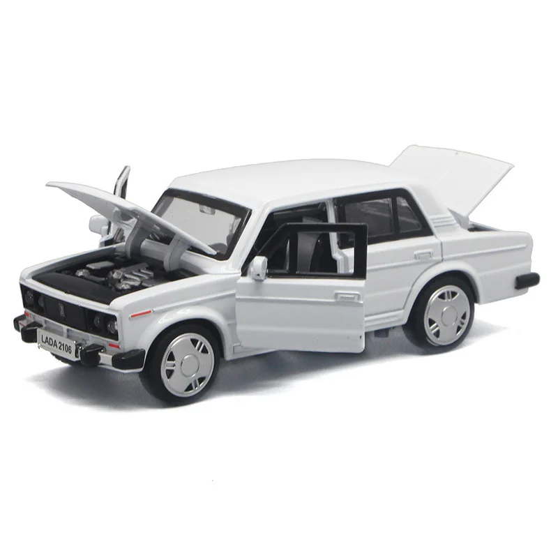 Русский автомобиль LADA 1/32 из сплава 2106 классический литая металлическая задняя