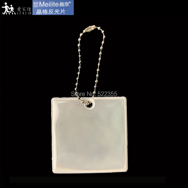 Новый MEILITE 250 свечей светоотражающий брелок квадратная Модель подвеска двойной