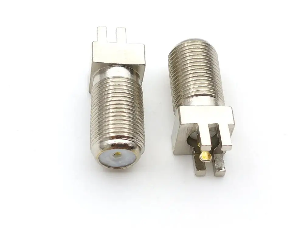 100 шт. Латунный разъем F гнездовой для пайки кромка 1 6 мм зажим монтажа печатной