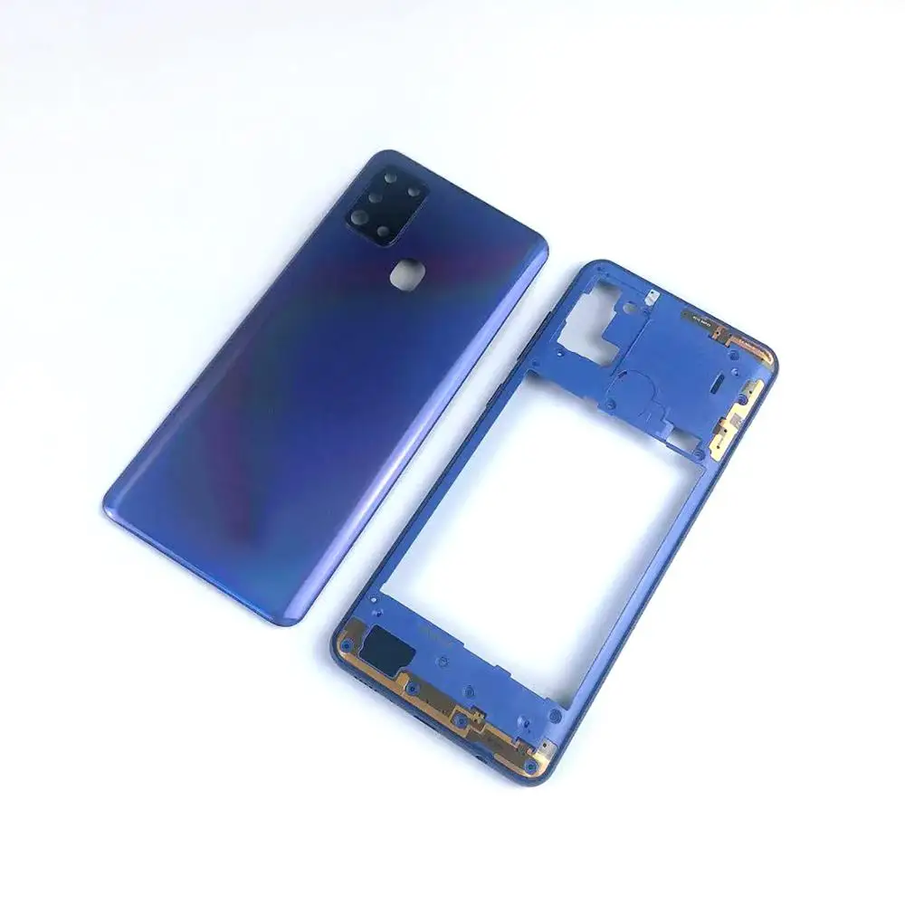 Чехол средней рамки для Samsung Galaxy A21S A217 A217F + задняя крышка батарейного отсека