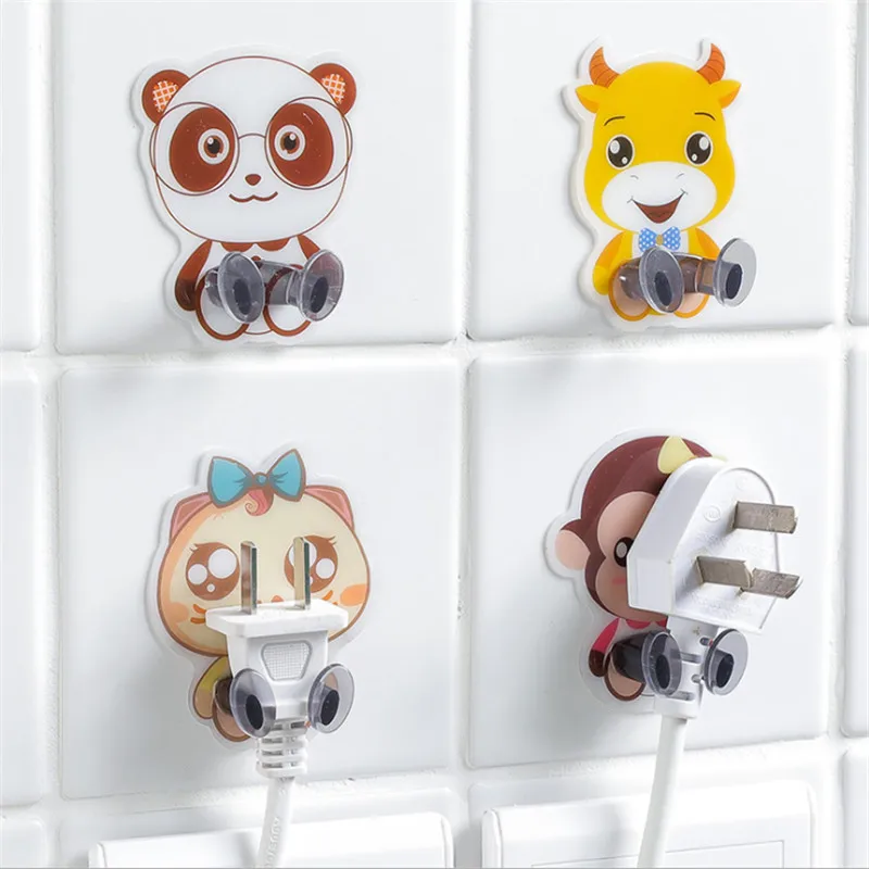 

Мультяшные животные, кухонные держатели для ванной, проволока, крепкие крючки, гаджет, кухонные аксессуары, кухонный инструмент для дома