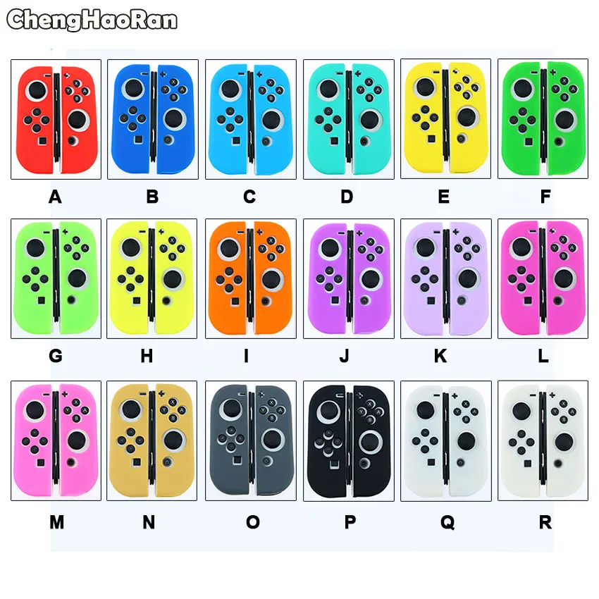 Силиконовый резиновый чехол ChengHaoRan для контроллера Nintendo Switch Joy Con защитный NX NS