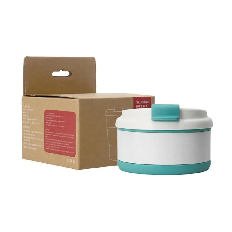 2022 500ml Compressed Soft Cup Mouthwash Portable Hotel Silicone Material Creative Folding Coffee For Outdoor Travel - купить по