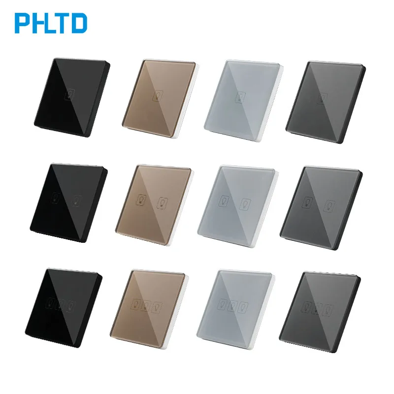 Сенсорный переключатель из хрустального стекла с Wi Fi светильник ель настенный 170