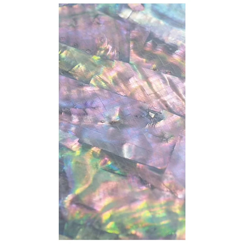 2 листа стикер для дизайна ногтей Клей сломанный градиент Русалочка оболочка Abalone