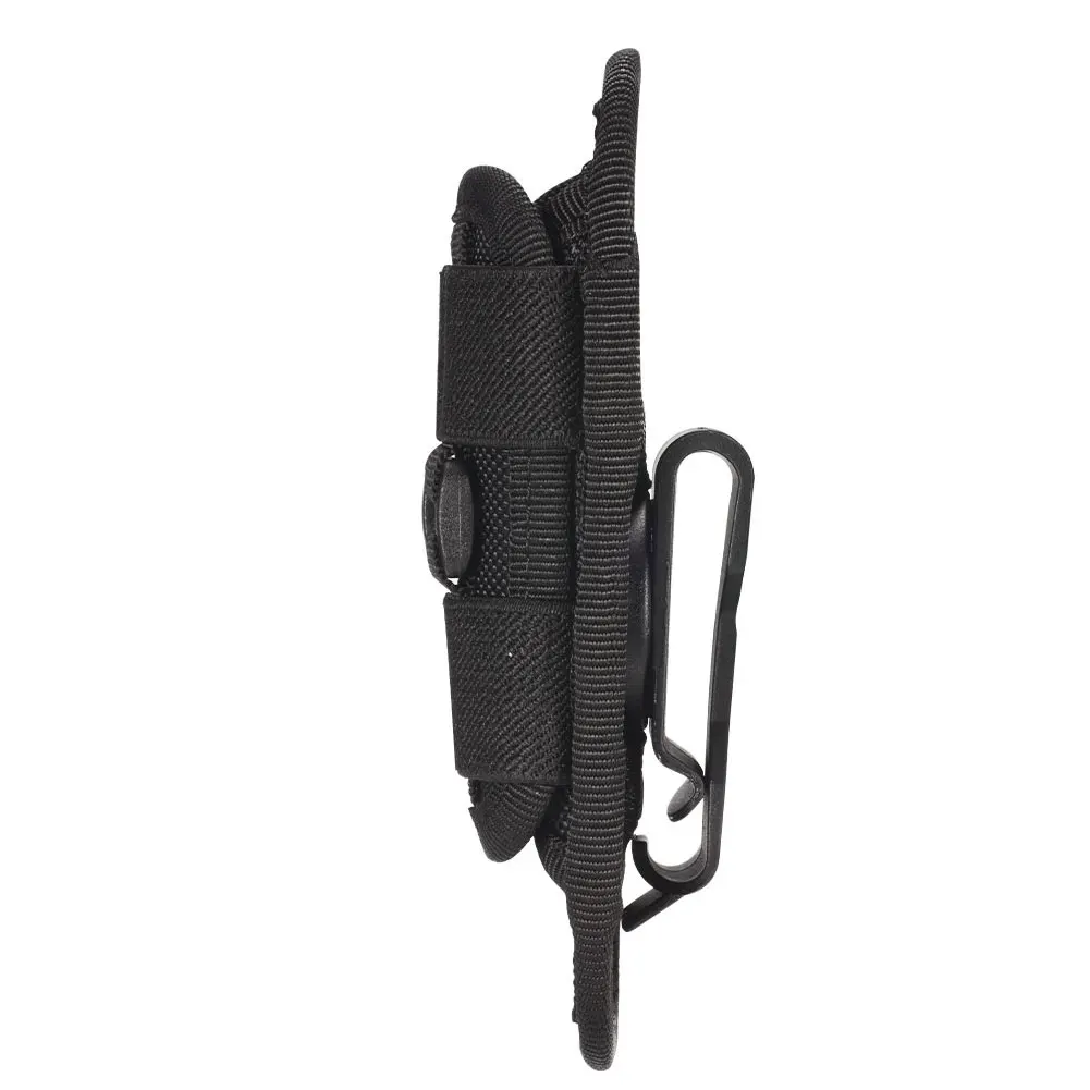

Outdoor Tactical Flashlight Pouch Holster 360 Degree Rotatable Clip Torch Cover For Belt Flashlight Holder Hunting Accessories
