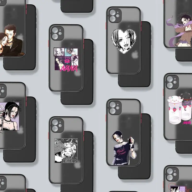 

Oosaki nana Japan anime Phone Case matte transparent For iphone 7 8 11 12 plus mini x xs xr pro max cover
